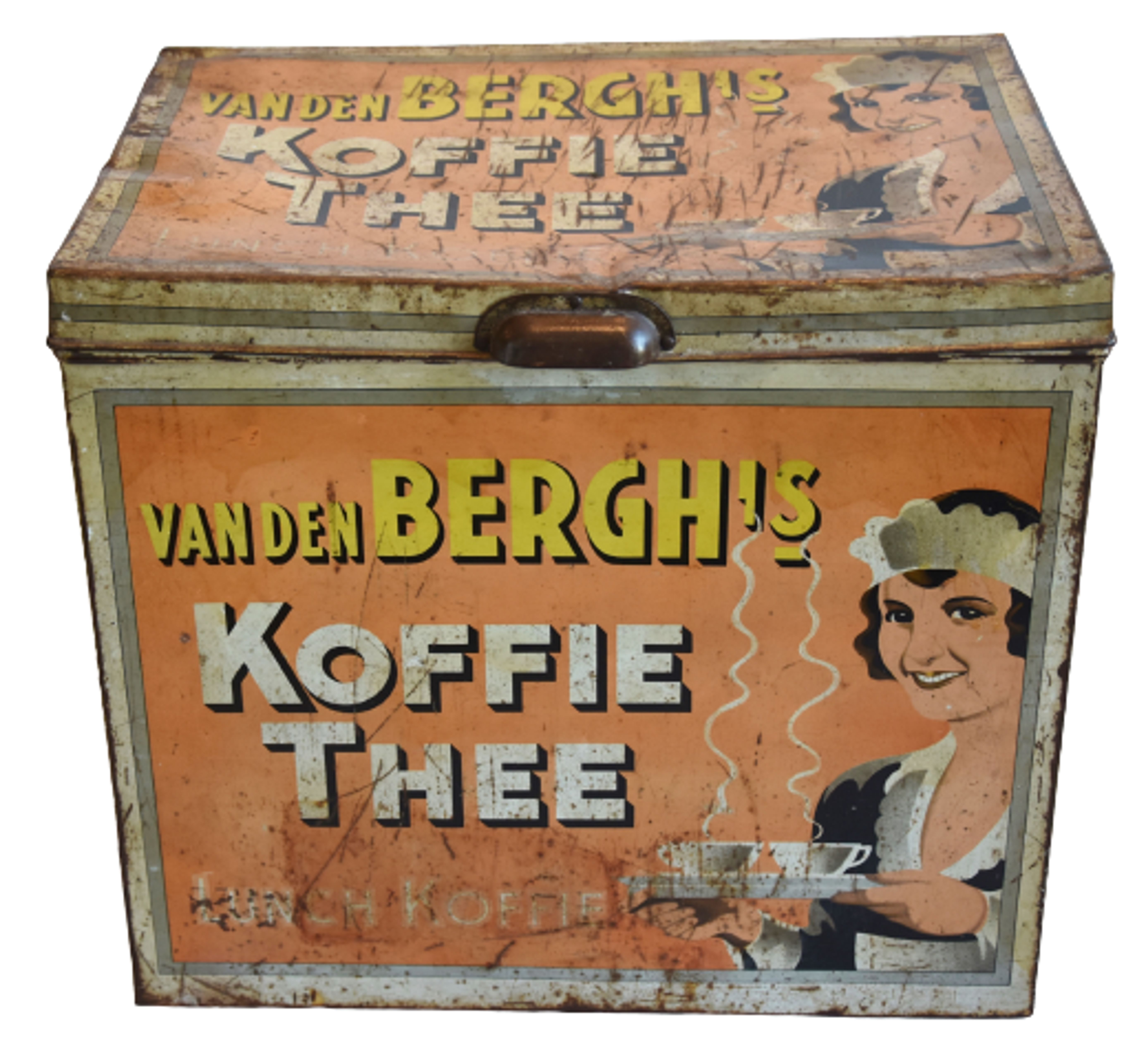 1930s Van Den Berghs Koffie (Coffee) Tin~P77645604
