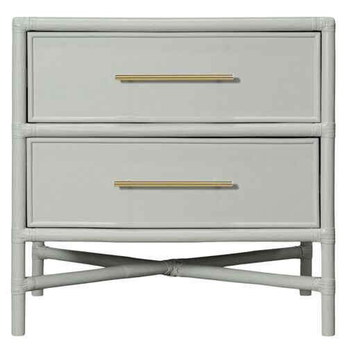 Verona Rattan 2-Drawer Nightstand