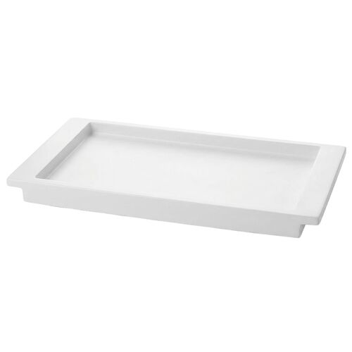 Lacca Tray, White Lacca Tray, White