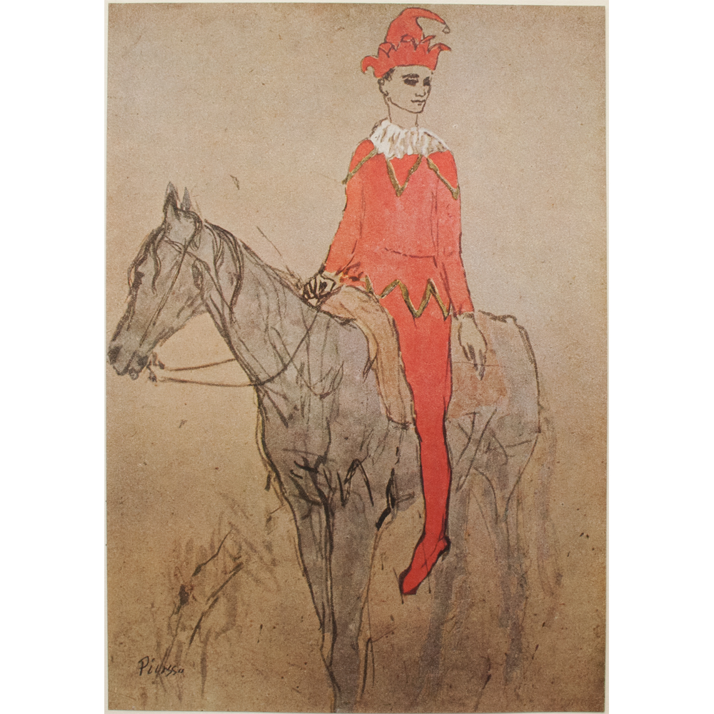 1948 Picasso Clown a Cheval, COA~P77540148