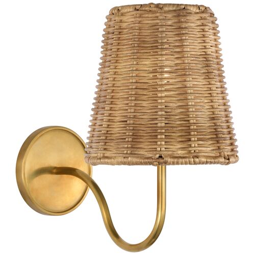 Lyndsie Small Sconce, Antique Brass