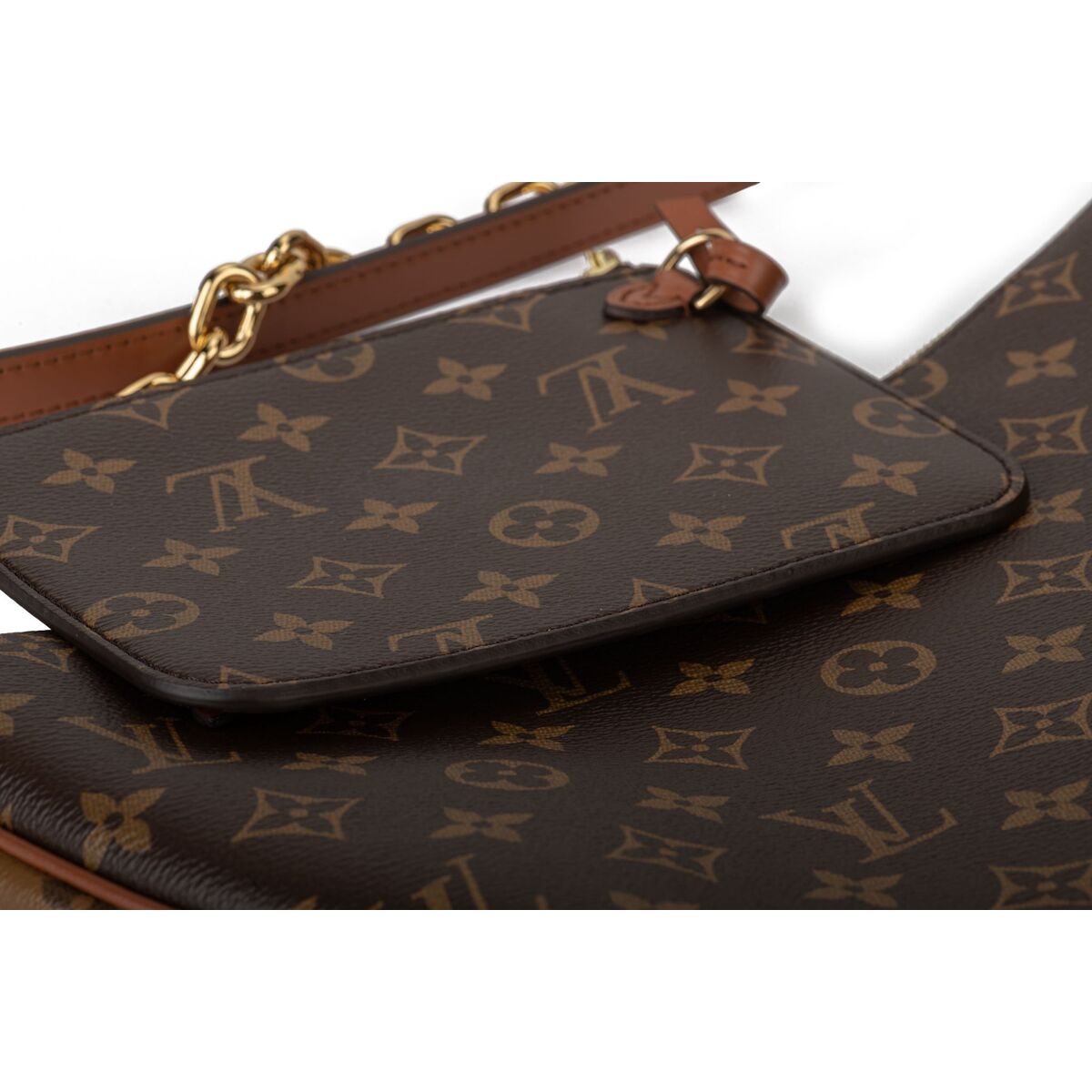 Vuitton BNIB 2 Tone Monogram Hobo Bag - Vintage Lux