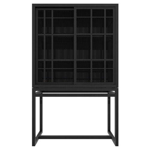 Burung 2-Door Cabinet, Black~P77545258