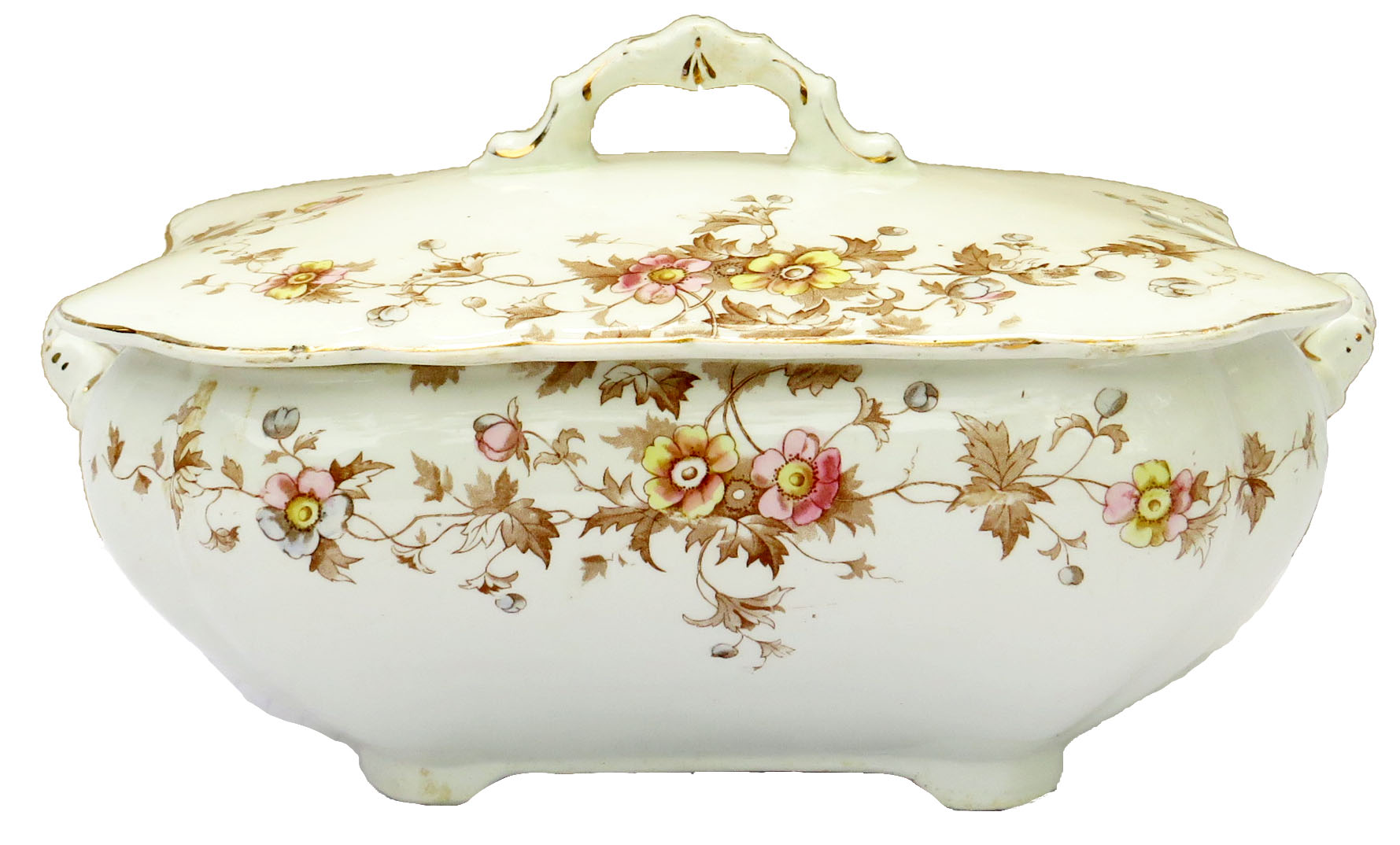 19thC Antique English Ironstone Tureen~P77755222