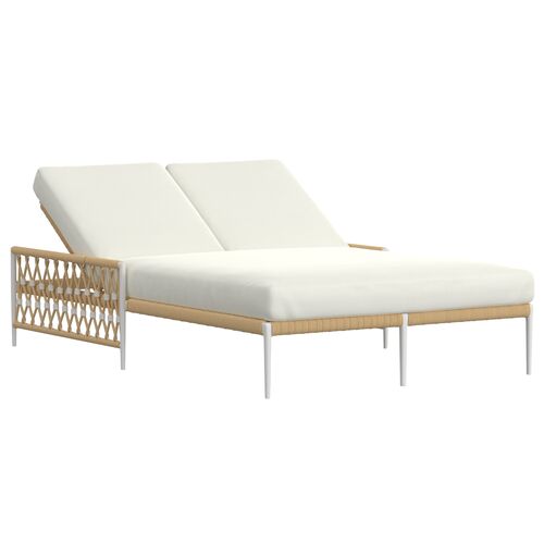 Cortland Outdoor Double Chaise Lounge Cortland Outdoor Double Chaise Lounge