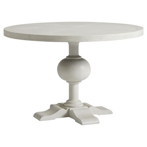 Coastal Living Maren 46" Round Dining Table, White~P77529576