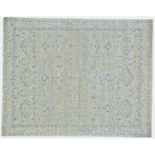 Zenas Oriental Rug, Blue/Green