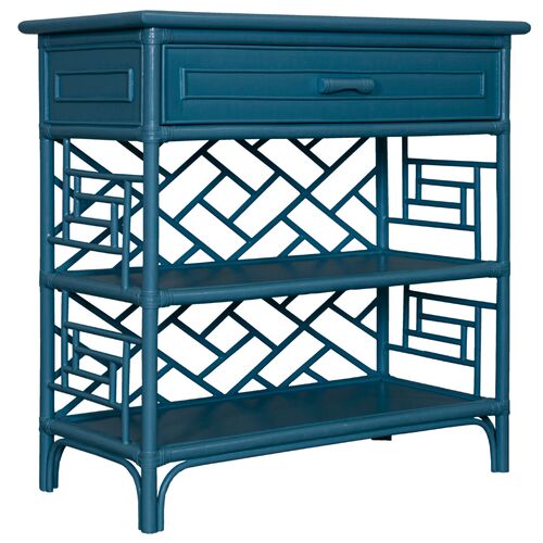 Chippendale Nightstand, Pacific Blue Chippendale Nightstand, Pacific Blue~P77363816