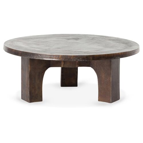 Jaxon Indoor/Outdoor Coffee Table, Antique Rust~P77567062