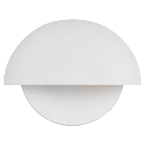 Beaunay Small Wall Sconce, Cast Plaster