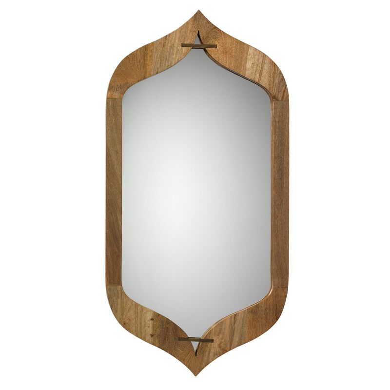 Jamie Young Jasmine Wall Mirror, Natural/Brass One Kings Lane