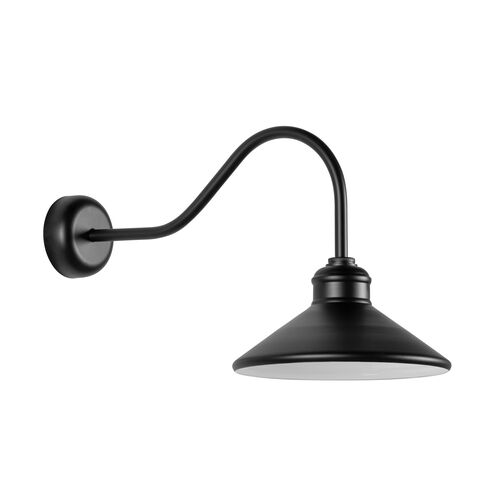 Kaelia Outdoor Wall Sconce, Matte Black