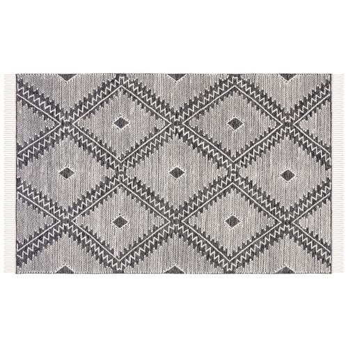 Skye Flatweave Wool Rug, Ivory/Black