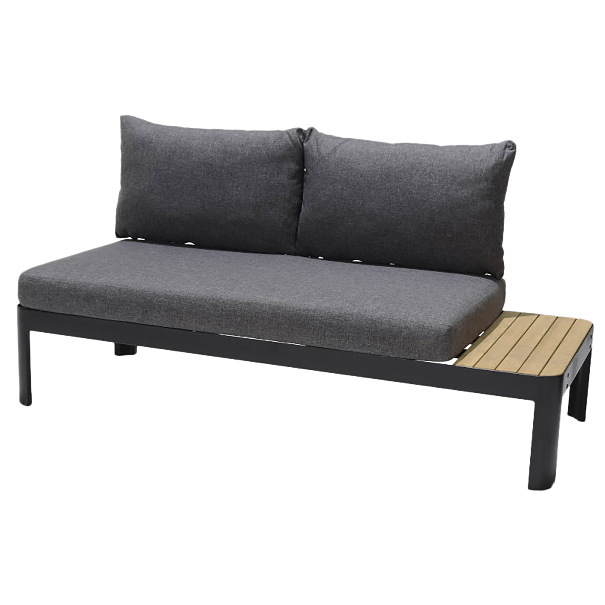 Dalston Outdoor Teak/Aluminum Sofa