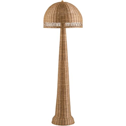 Ulaya Rattan Floor Lamp, Wheat