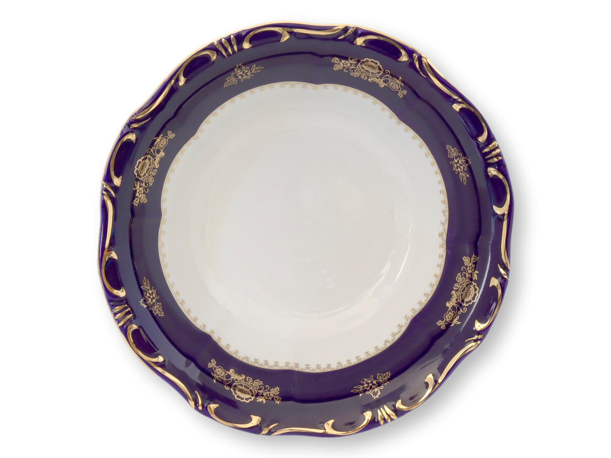 Pompadour I Cobalt & 18K Serving Bowl~P77689644