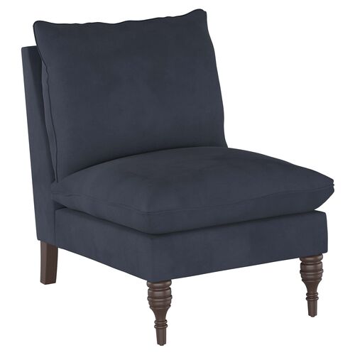 Daphne Velvet Slipper Chair~P77393407