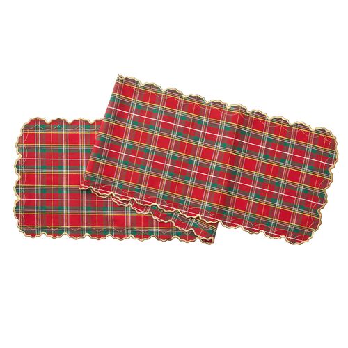 Holiday Threads Runner, Red/Green/Gold