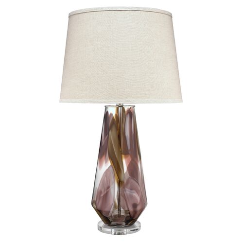 Watercolor Glass Table Lamp, Plum~P77537379