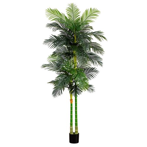 9ft. Artificial Double Golden Cane Palm Tree