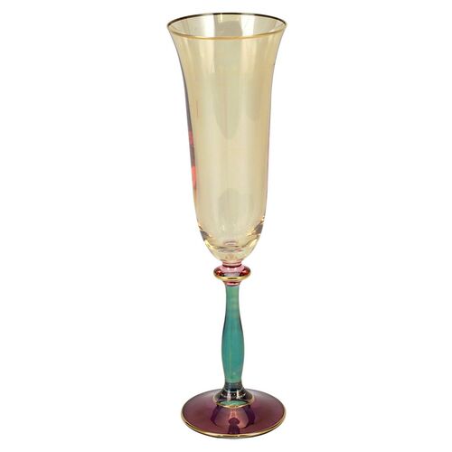 Regalia Deco Purple Champagne Glass~P77631363