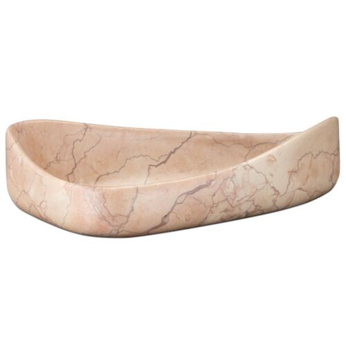 Deaton Rosa Marble Bowl, Natural