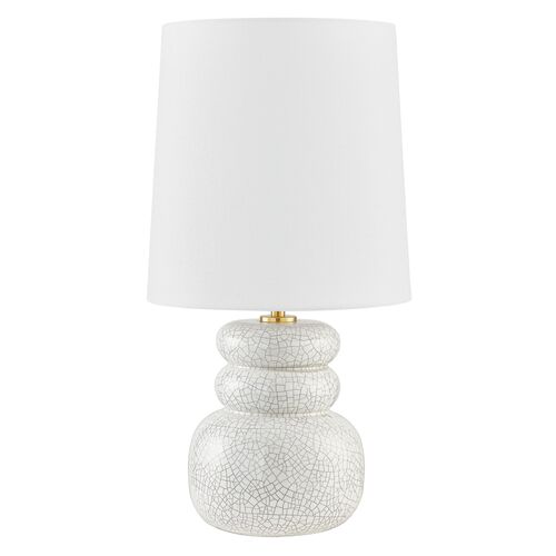 Corinne Ceramic Table Lamp, Peignoir Crackle Corinne Ceramic Table Lamp, Peignoir Crackle