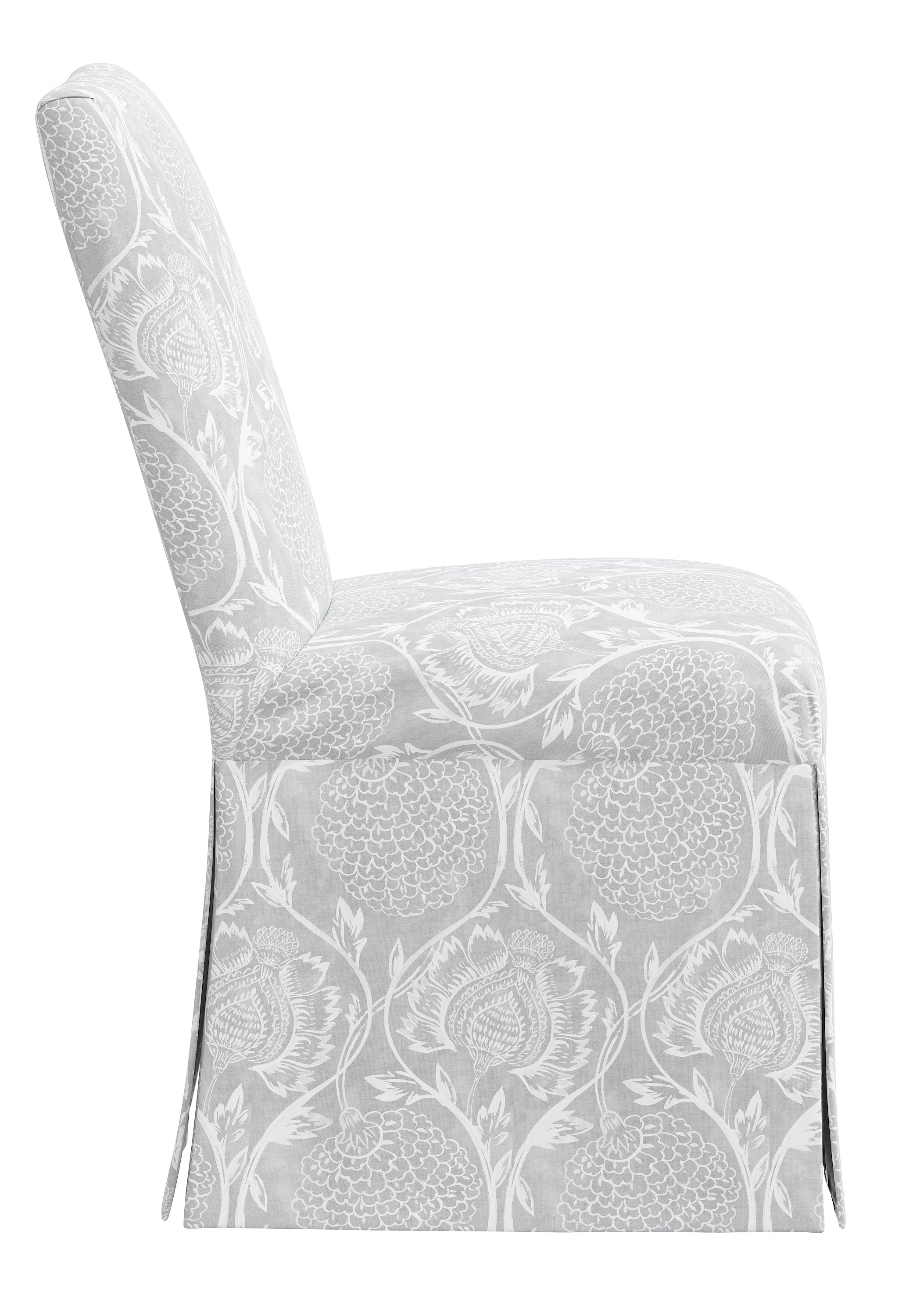 Cleek King Louis Back Side Chair (Set of 2) One Allium Way Upholstery Color: Beige