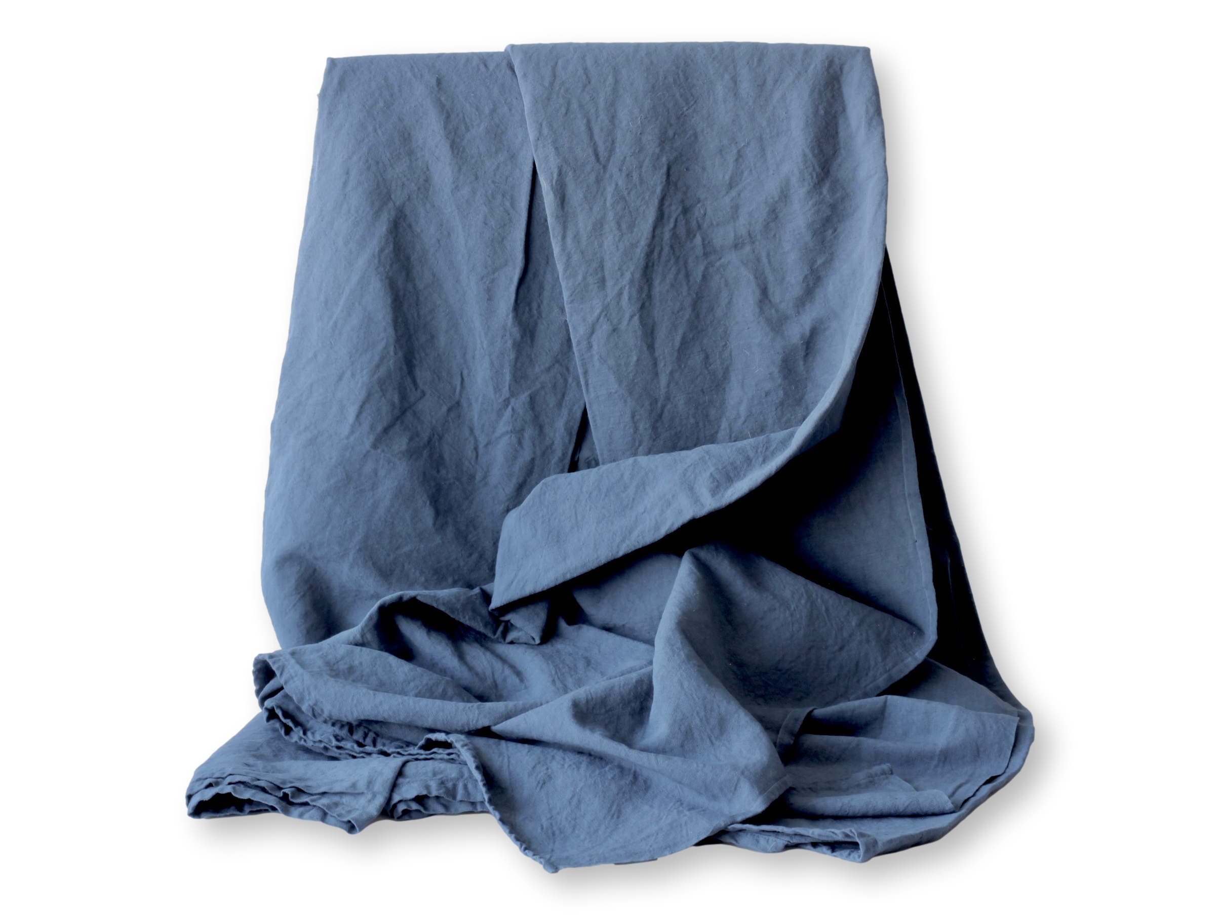100" x 80" French Blue Linen Tablecloth