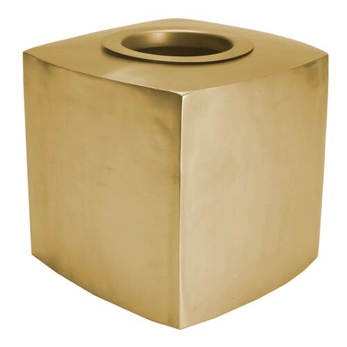 Nile Gold Tissue Holder, Gold~P63116700
