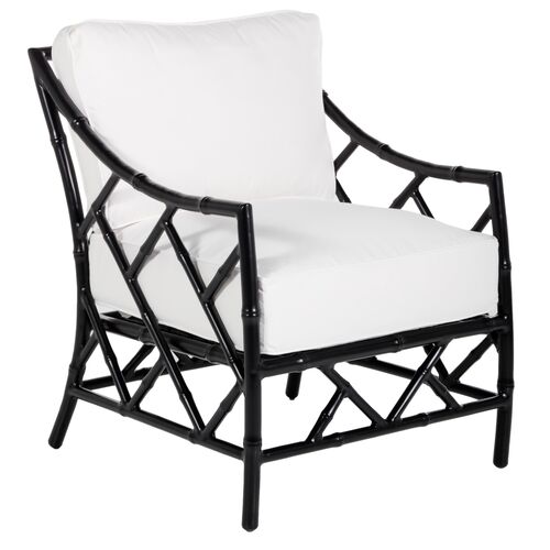 Kit Lounge Chair, Black/White~P77609697