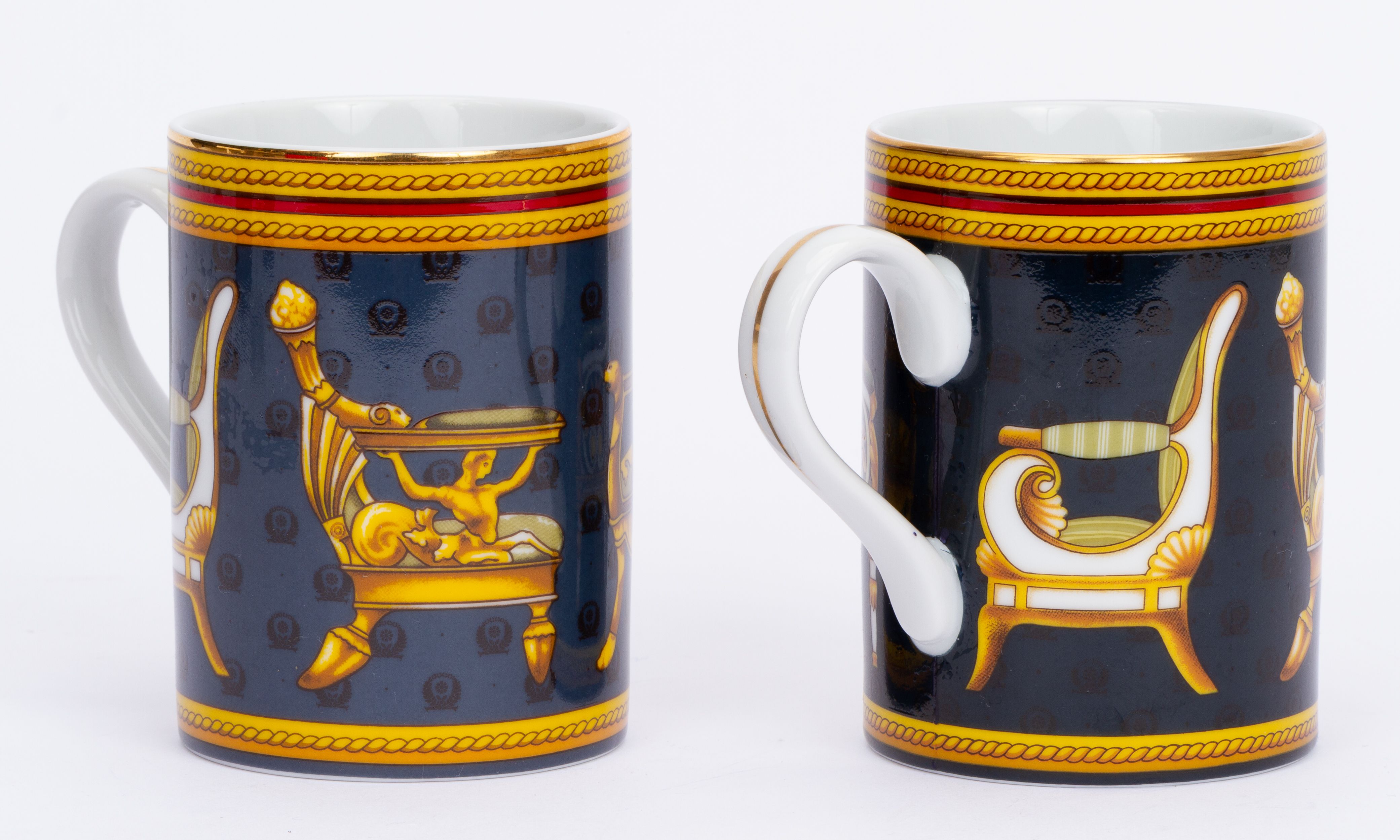 Gucci Set/2 Porcelain Chair Tea Cups | One Kings Lane
