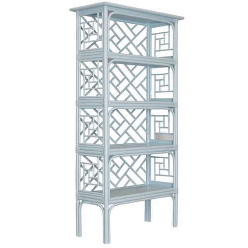 Chippendale Étagère, Light Blue Chippendale Étagère, Light Blue~P77552366