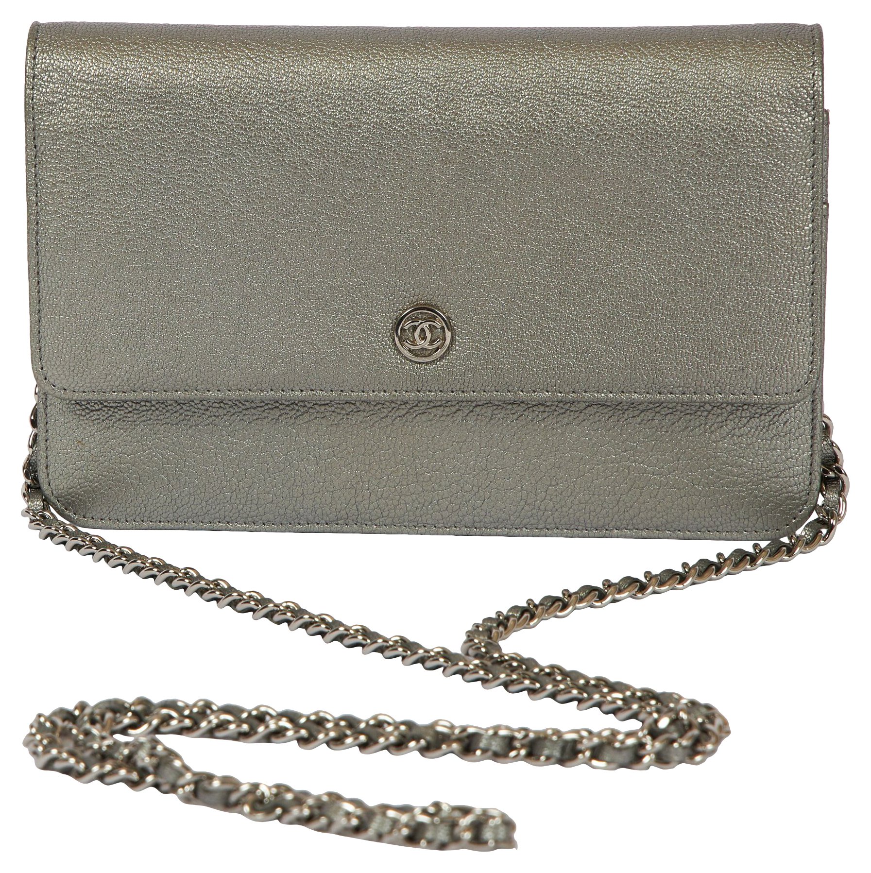 Chanel Platinum Sevruga Crossbody Bag~P77560839