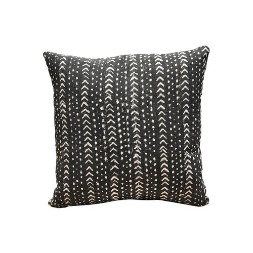 Jafari 20x20 Pillow, Black/Ivory~P77515412