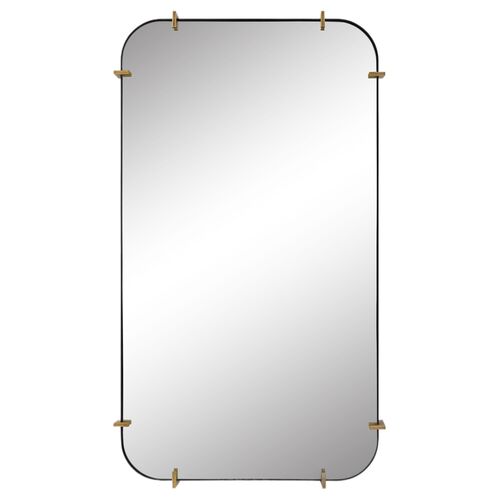 Florence Wall Mirror, Black