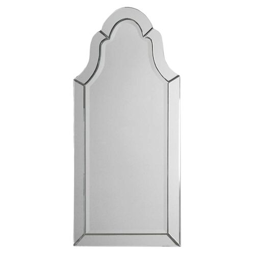 Hovan Arched Wall Mirror, Mirrored~P14673512