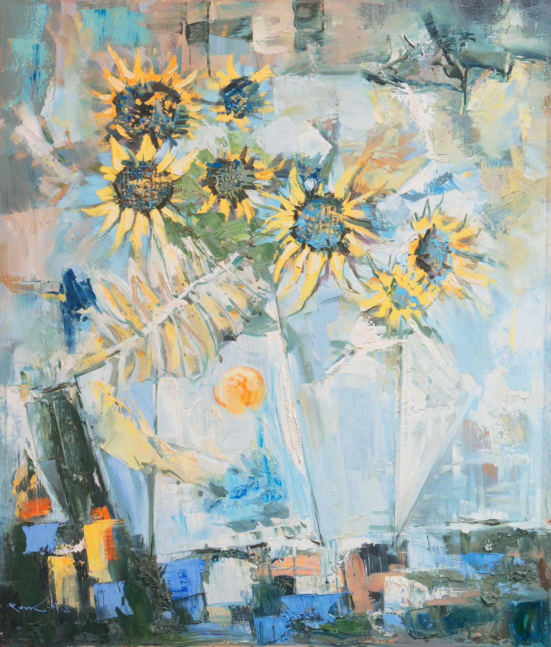 'Modernist Sunflowers'~P77670770