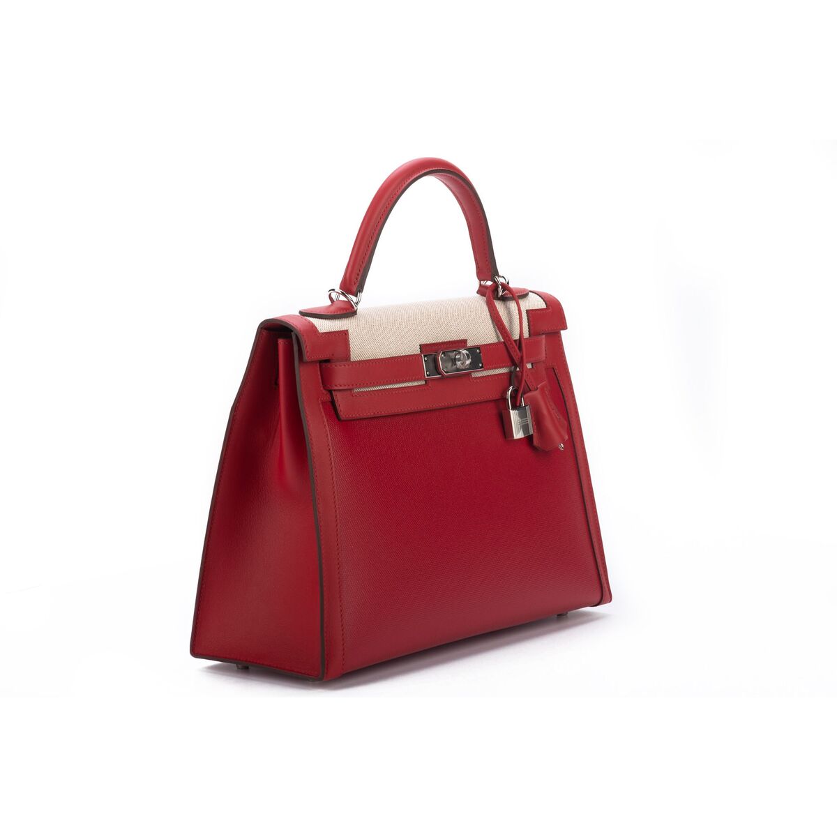 Hermes Epsom Kelly Sellier 32 Rouge Casaque 