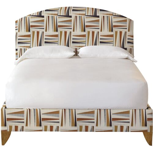 Kinsley Upholstered Bed, Geo Copper~P77656297
