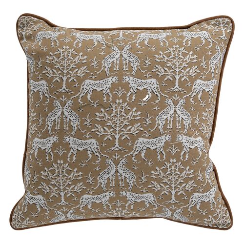 Funky Cheetah Outdoor Throw Pillow Funky Cheetah Outdoor Throw Pillow