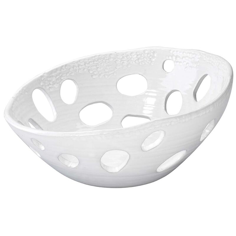 Crater Bowl, White