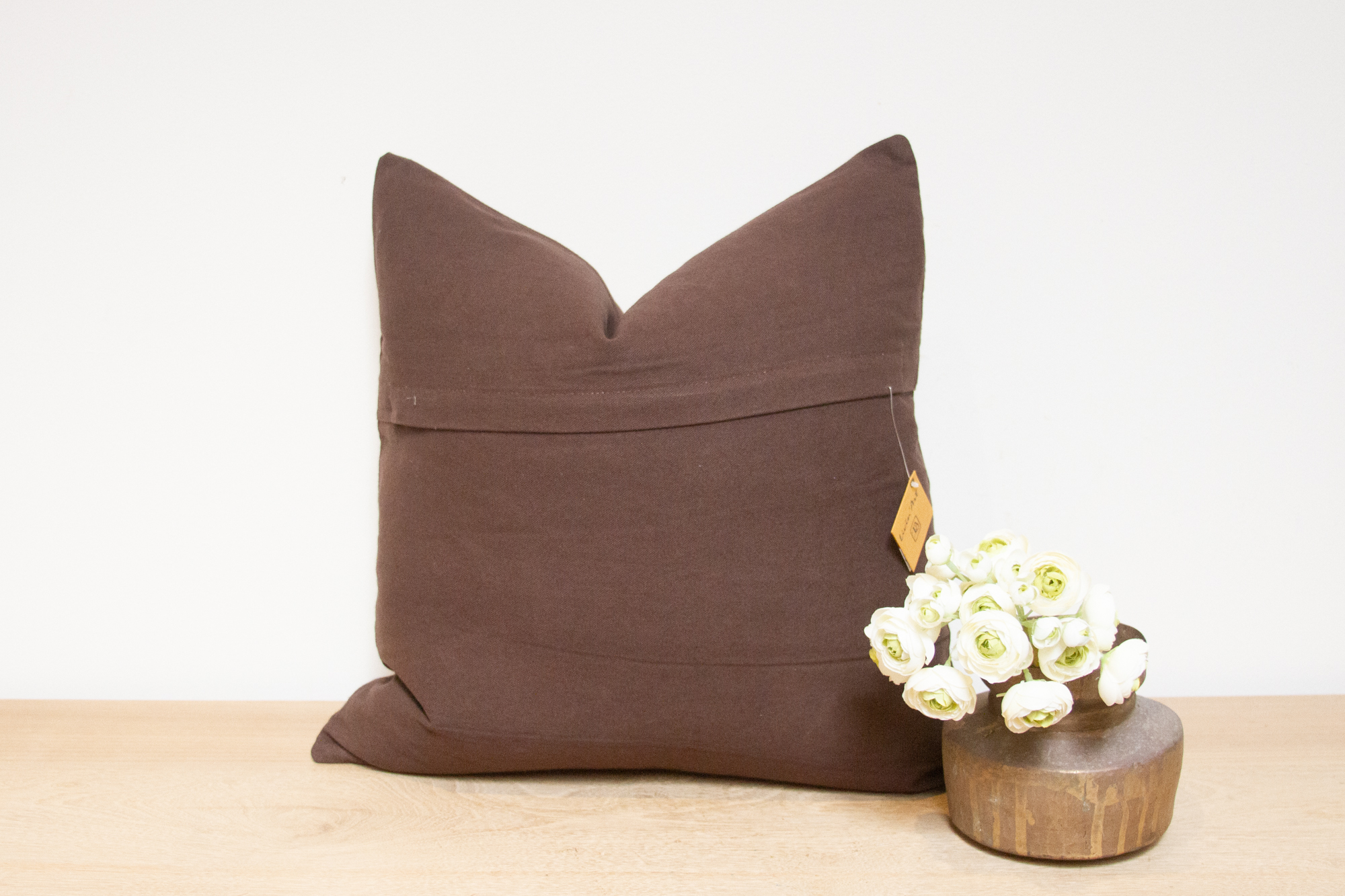 Earthy Large Cotton Suzani Pillow Cover~P77682050