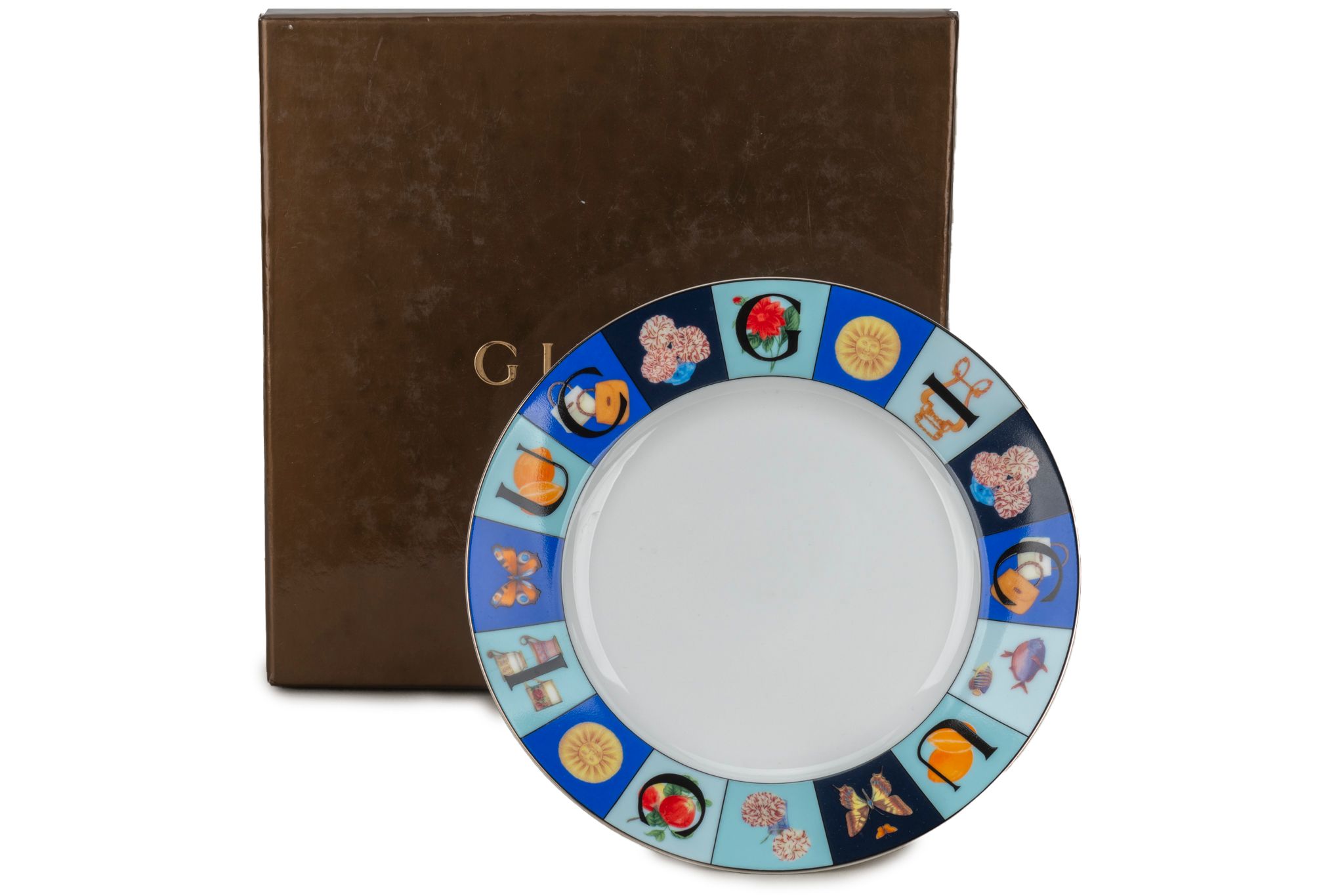 Gucci Multicolor Porcelain Dessert Dish~P77679851