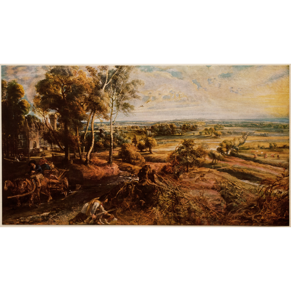 1950s Rubens Landscape w/ Castle Steen~P77660718