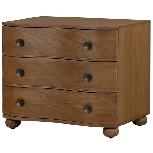 Carter Nightstand, Toasted Oak