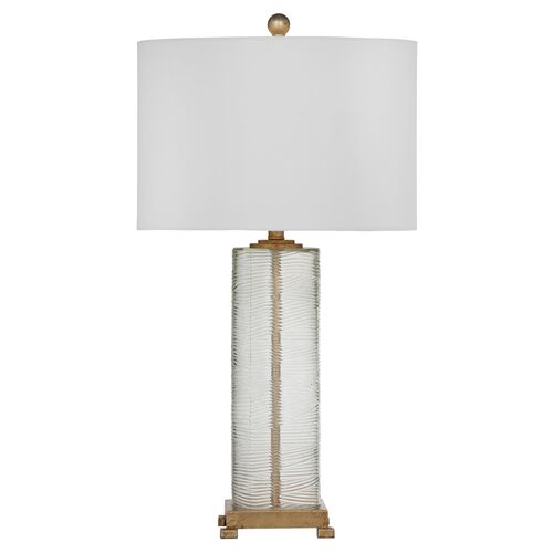 Lucy Table Lamp, Gold Leaf~P47417281