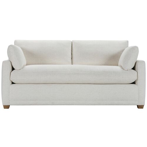 Whitley Queen Sleeper Sofa, Natural Chenille