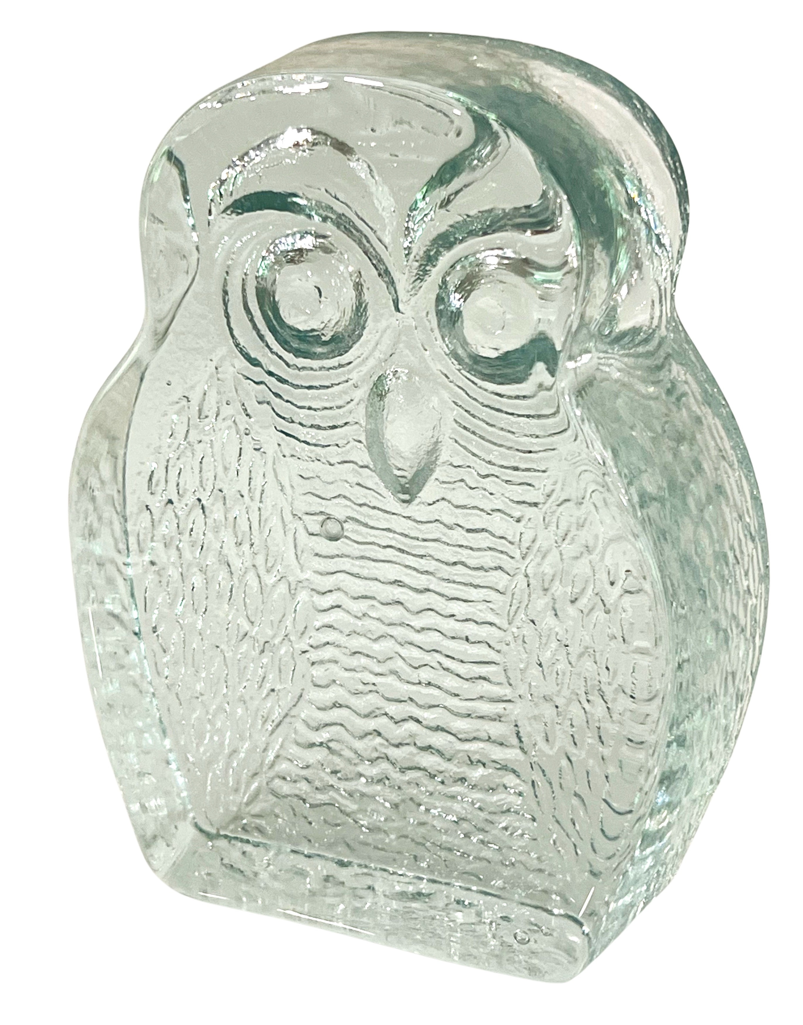 Blenko Clear Owl~P77696120