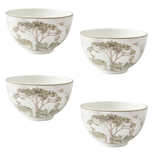 S/4 Tall Trees Rice Bowls, Assorted